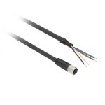SE Ožičen konektor XZ  ravni ženski  M12  5-pinski  kabl PUR 10m