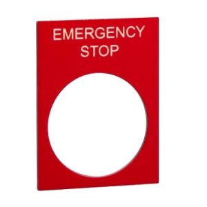 SE Oznaka EMERGENCY STOP  
