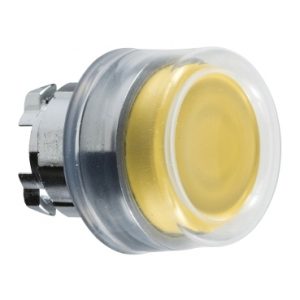 SE Žuta izbočena glava tastera Ø22 sa povratkom  neobeleženo