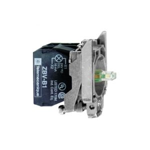 SE Crveni svetlosni blok sa montažnim elementom sa integris. LED 110...120V 1NO+1NC