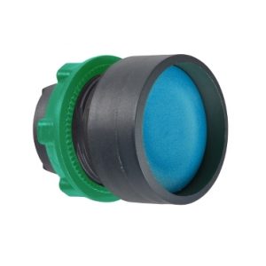 SE Plava upuštena glava tastera Ø22 sa povratkom  neobeleženo