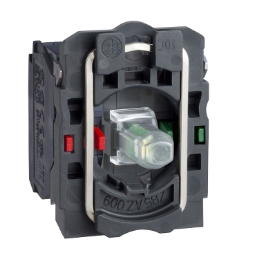 SE Plavi svetlosni blok sa montažnim elementom integrisani LED 24V 1NO+1NC