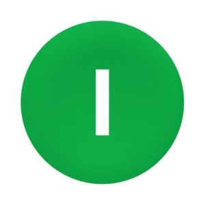 SE Zelena kapica sa oznakom "I" za okrugli taster Ø22