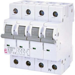 ETI automatski osigurač MCB  ETIMAT 6 3p+N B50