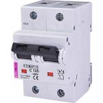 ETI automatski osigurač MCB  ETIMAT 10 2p C125