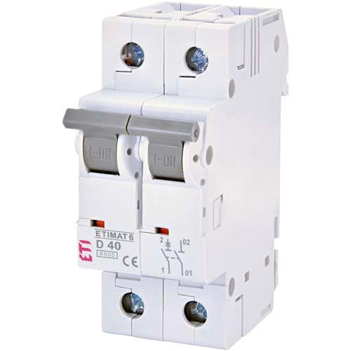 ETI automatski osigurač MCB ETIMAT 6 1p+N D40