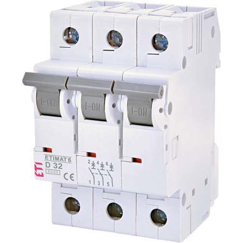 ETI automatski osigurač MCB  ETIMAT 6 3p D32