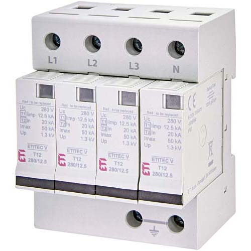 ETI Zaštita stambenih objekata ETITEC V T12 440/12,5 4+0