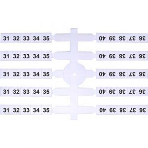 ETI PVC brojevi za VS stezaljke EO3 31-40