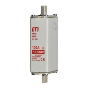 ETI osigurač za specijalne namene NH00 gB 85/100A/1000V