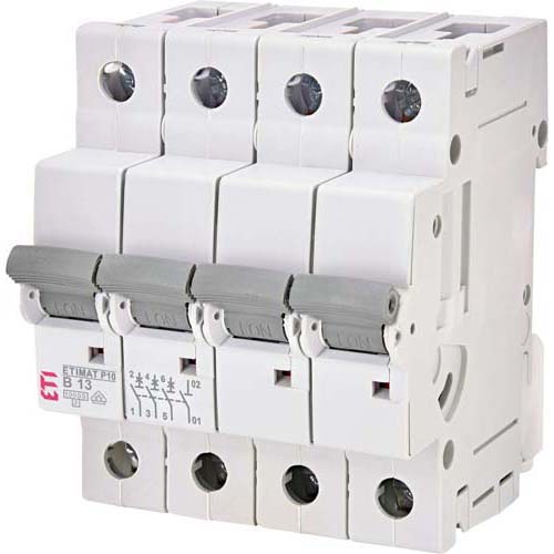 ETI automatski osigurač MCB  ETIMAT P10 3p+N B13