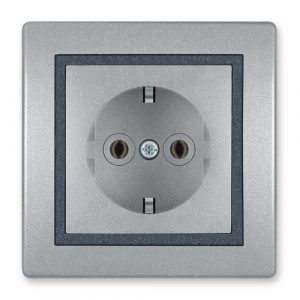 PRESTIGE Priključnica dvopolna  sa porcelanskim telom  S2S