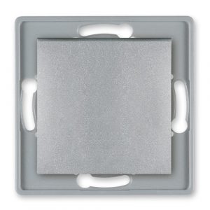 PRESTIGE Mehanizam jednopolne sklopke  10A 250V~  metalik srebrni taster