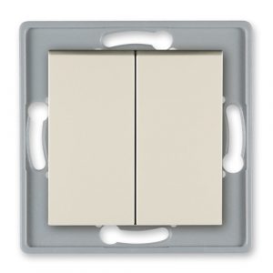 PRESTIGE Mehanizam serijske sklopke  10A 250V~  krem taster
