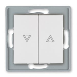 PRESTIGE Mehanizam taster roletne  10AX 250V~  beli