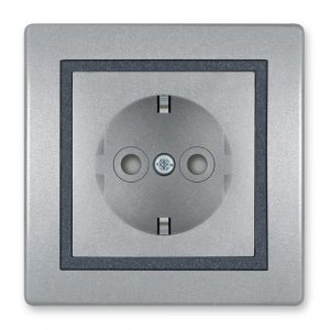 PRESTIGE Priključnica dvopolna  sa zašt. kontakta  S2S