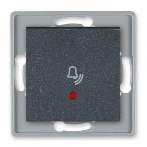 PRESTIGE Mehanizam taster zvono  sa ind. 10A 250V~  sivo-grafit taster