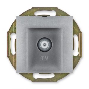 PRESTIGE Mehanizam ant. priklj.  TV - završna individ.  metalik srebrni blok