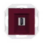 PRESTIGE Mehanizam priklj.  HDMI/HDMI female Keystone  bordo