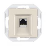 PRESTIGE Mehanizam komunik. priklj.  1xRJ45 Cat 6A FTP krem