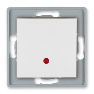 PRESTIGE Meh. naizmenične sklopke  sa indik. 10A 250V~  beli taster