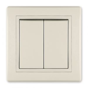 PRESTIGE Sklopka serijska  10A 250V~  krem