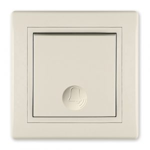 PRESTIGE Taster sklopka za zvono  bez indik. 10A 250V~  krem