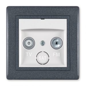 PRESTIGE Priključnica antenska  TV/FM - prolazna  220