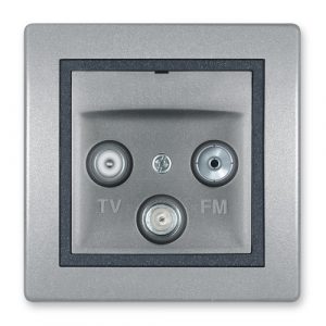 PRESTIGE Priključnica antenska  TV/FM/SAT - završna  S2S