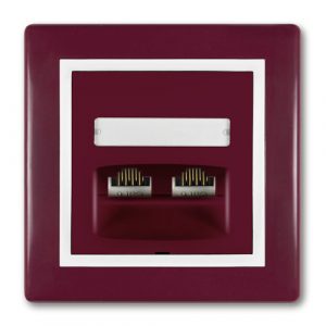 PRESTIGE Priključnica komunikacijska  2xRJ45 Cat5e UTP  303