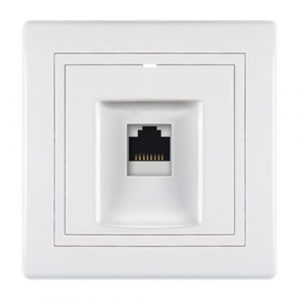 PRESTIGE Priključnica komunikacijska  1xRJ45 Cat 6A FTP  bela b/m