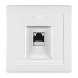 PRESTIGE Priključnica komunikacijska  1xRJ45 Cat 6A FTP  bela