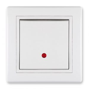 PRESTIGE Sklopka ukrsna  sa indikacijom 10A 250V~  bela