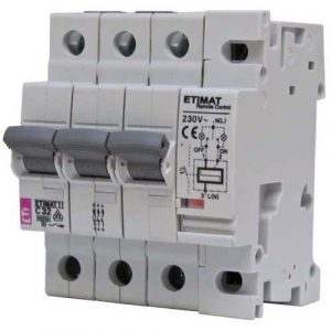 ETI automatski osigurač MCB  ETIMAT RC 3p B20