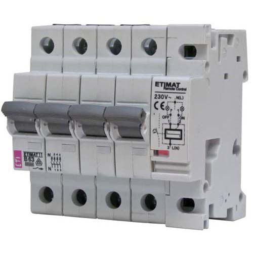 ETI automatski osigurač MCB  ETIMAT RC 3p+N C20