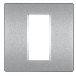 MODE Maska jednostruka  1M  metalik srebrna