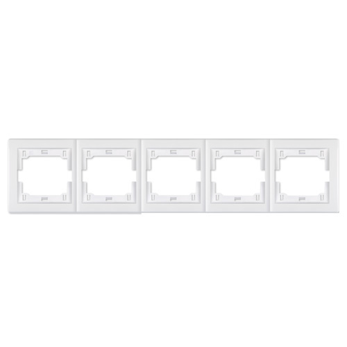 PRESTIGE Maska Horizontalna petostruka bela