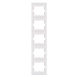 PRESTIGE Maska Vertikalna petostruka bela