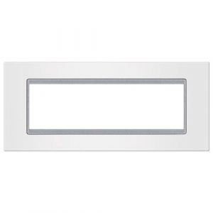 EXPERIENCE Maska 7M  BASIC  bela sa silver nosačem