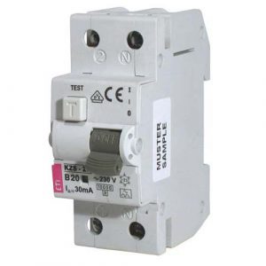 ETI Zaštitna sklopka za diferencijalnu struju RCBO KZS-R 1p+N A C13/0.01