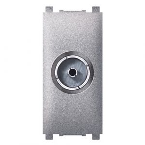 EXPERIENCE Priključnica antenska FM  IEC F /F 1M  silver