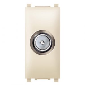 EXPERIENCE Priključnica antenska TV  završna 5dB IEC 1M  krem