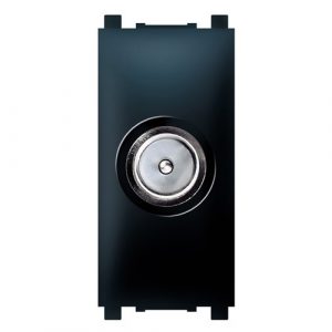 EXPERIENCE Priključnica antenska TV  završna 5dB IEC 1M  crna soft