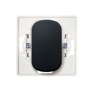 EON Sklopka dvopolna bez maske  10AX 250V~ uski taster  crna soft