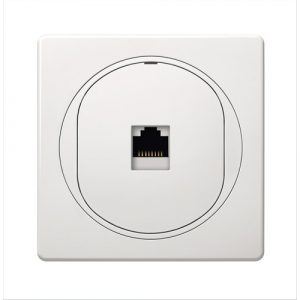 EON Priključnica komunikacijska  1xRJ45 Cat 6A UTP  bela