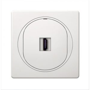 EON Priključnica  HDMI/HDMI female Keystone  bela