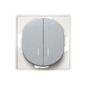 EON Sklopka serijska sa indikacijom bez maske  10AX 250V~  silver