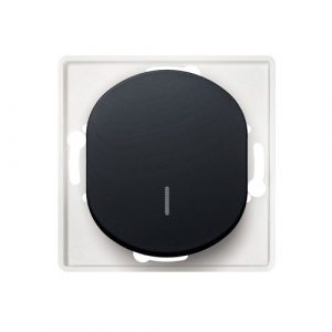EON Sklopka naizmenična sa indikacijom bez maske  10AX 250V~  crna soft