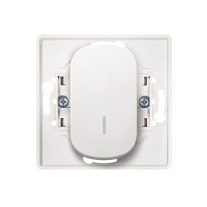 EON Sklopka naizmenična sa indikacijom bez maske  10AX 250V~ uski taster  bela