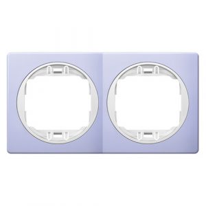 EON Maska dvostruka  - horizontalna  lavanda sa belim nosačem